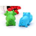 Pig Cartoon Chew Toy Rubber Squeaky Sound Toy